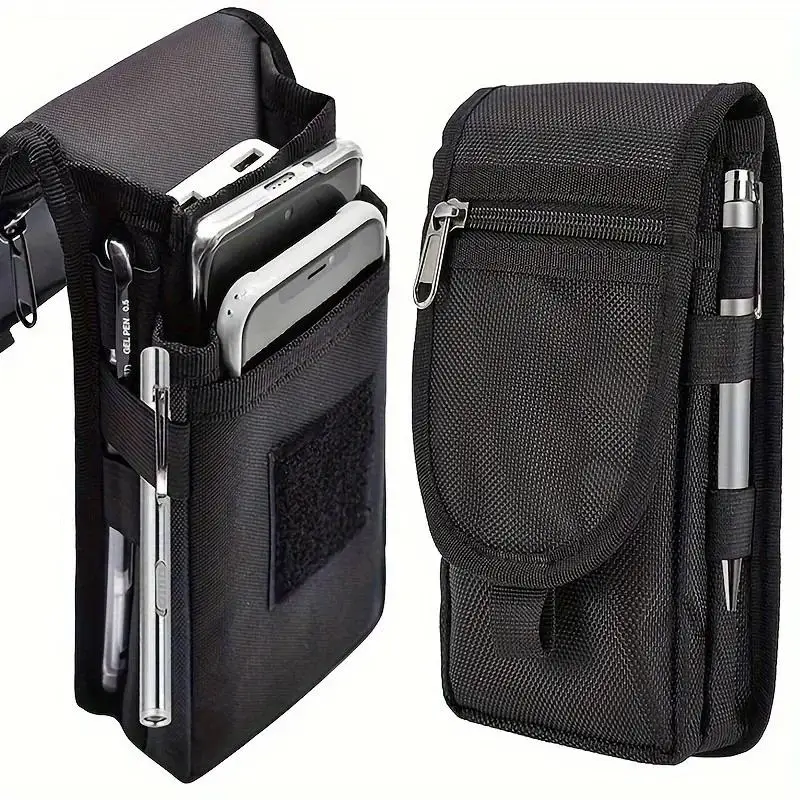 

NEW Mobile Phone Bag Casual Waist Bag Pen Insertion Bag Flip Top Mobile Phone Waist Hanging Bag Waist Bag Mobile Phone