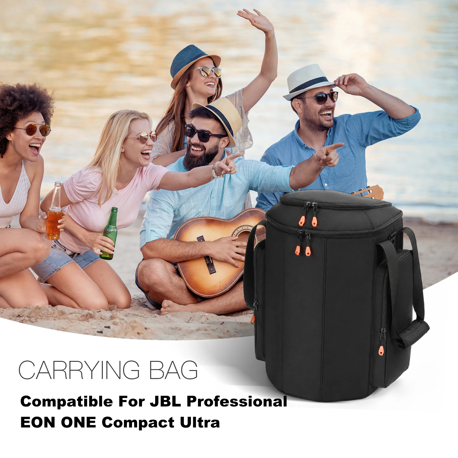 Lautsprecher-Reisetasche für EON ONE Compact Ultra Hartschalen-Stoßfeste Schaumstoff-Wasserdichte Schutztasche – Detail 4