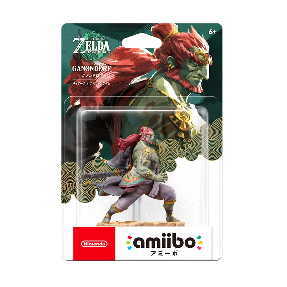 Nintendo Switch Amiibo GANONDORF -Tears of the Kingdom Original Figure Asian Version Region Free ARTSWIFT Store