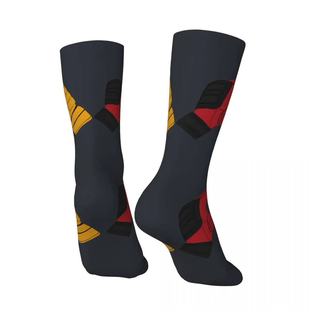 Vintage Deadpool & Wolverine Sticker Men's compression Socks Unisex Disney Marvel Deadpool & Wolverine Film Street Style Sock