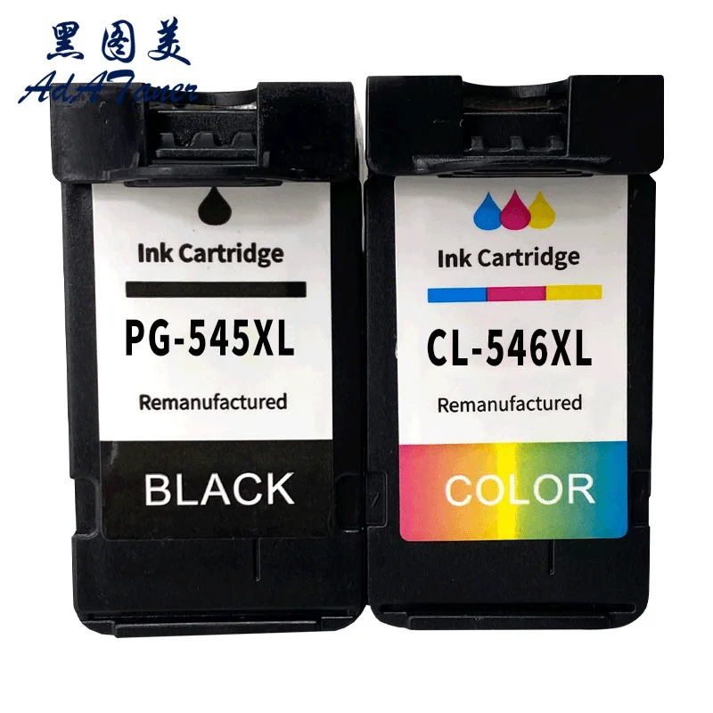 Imagem -04 - Cartucho de Tinta Preto Re-fabricado Canon Pixma mg 2450 2500 Ts3350 Pg545 Pg-545xl pg 545 xl Pg545xl Pg545 Cl-546 Cl546