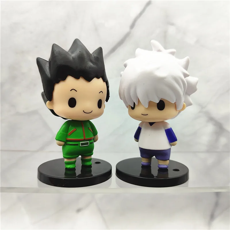 HUNTER x HUNTER Action Figure Killua Zoldyck GON FREECSS Doll Hisoka Chrollo Kurapika giocattoli per auto regalo