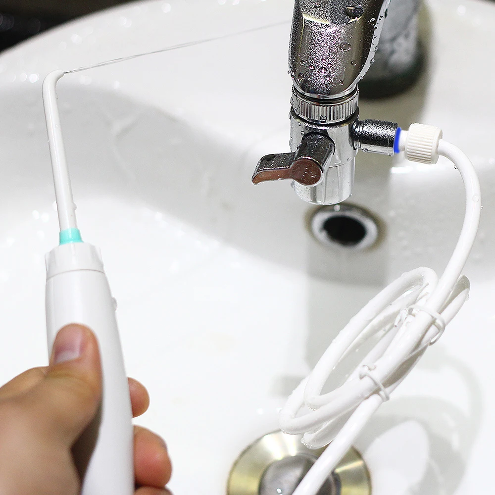 Faucet Oral Irrigator Water Jet For Cleaning Toothpick Teeth Flosser Dental Irrigator Implements Dental Flosser Tooth Cleaner image 3