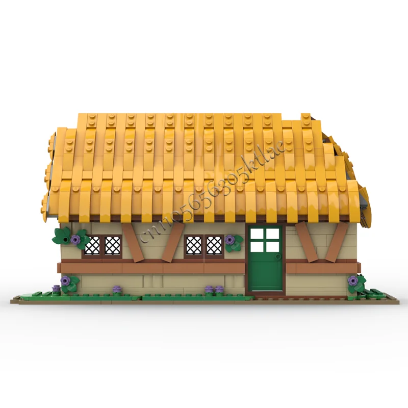 جديد 495 قطعة منزل قبلي MOC بنة نموذج مجموعة العمارة التاريخية الإبداعية التعليمية ألعاب أطفال هدايا عيد الميلاد