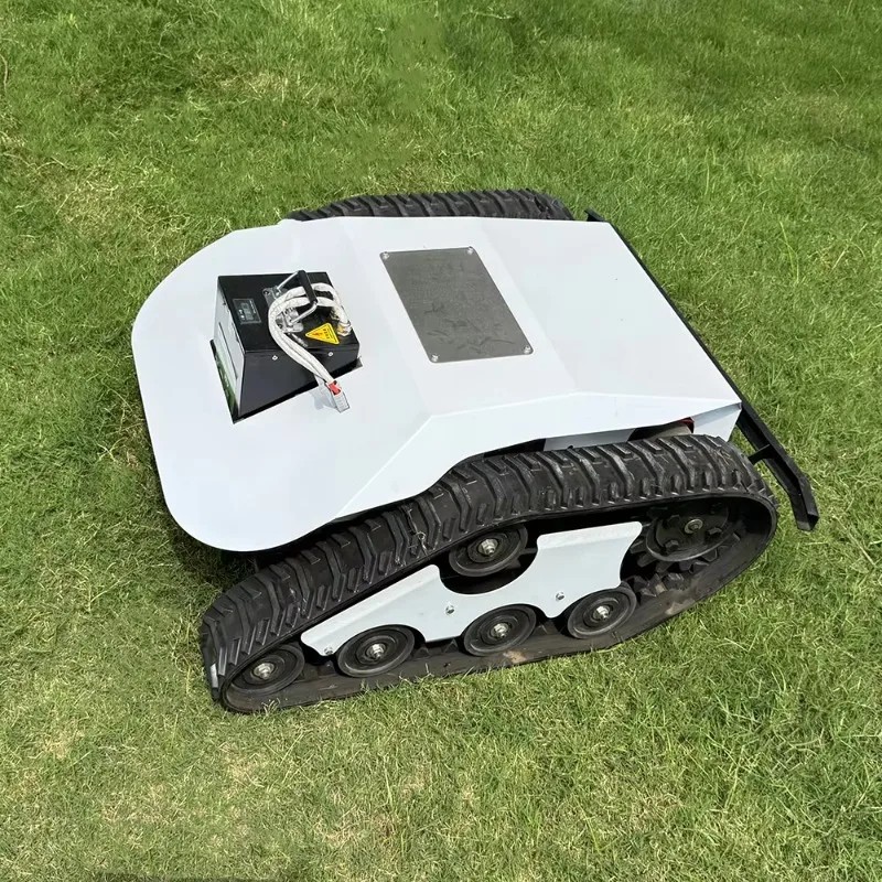 Robotic Mowing Crawler RC Lawn Mower 300m Wireless Control Distance Grass Cutter For Orchard Wasteland Grass Removal