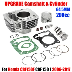 Motorcycle Cylinder Kit For HONDA CRF150F CRF 150 F UPGRADE Camshaft 64.5MM BIG BORE Cylinder Piston Kit