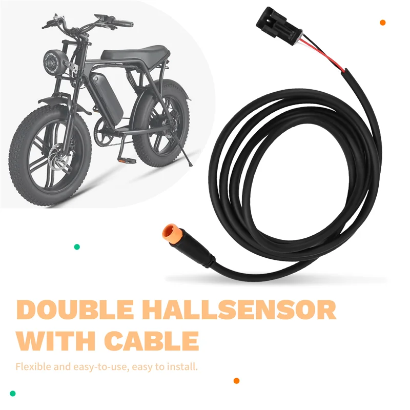 A82M-For OUXI V8 Fat E-Bike Compatible IMAGEM Agnet Assist Double Hallsensor Hall Sensor With Cable Kit
