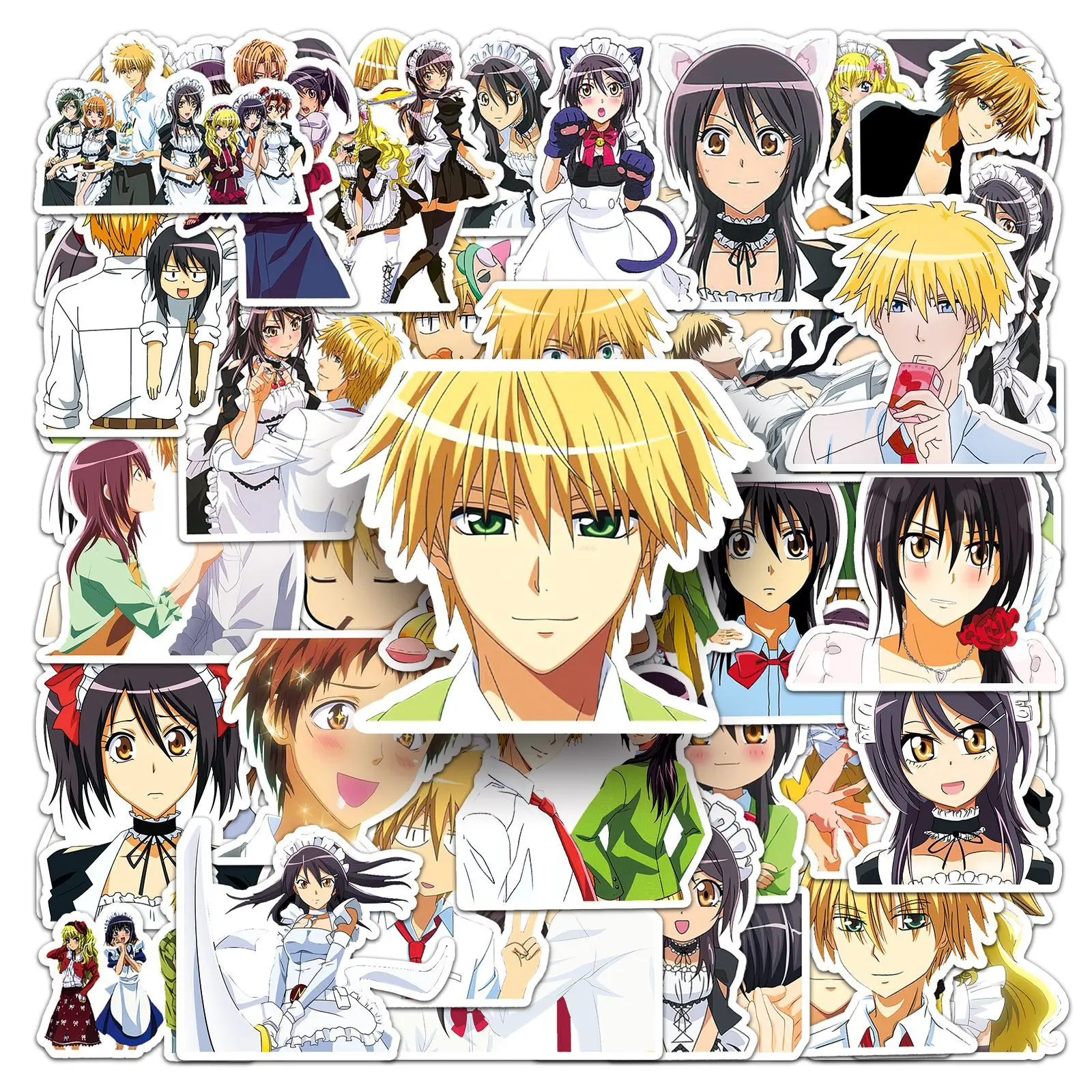 50Pcs Maid Sama! Series Graffiti Stickers Suitable for Laptop Helmets Desktop Decoration DIY Stickers Toys Wholesale