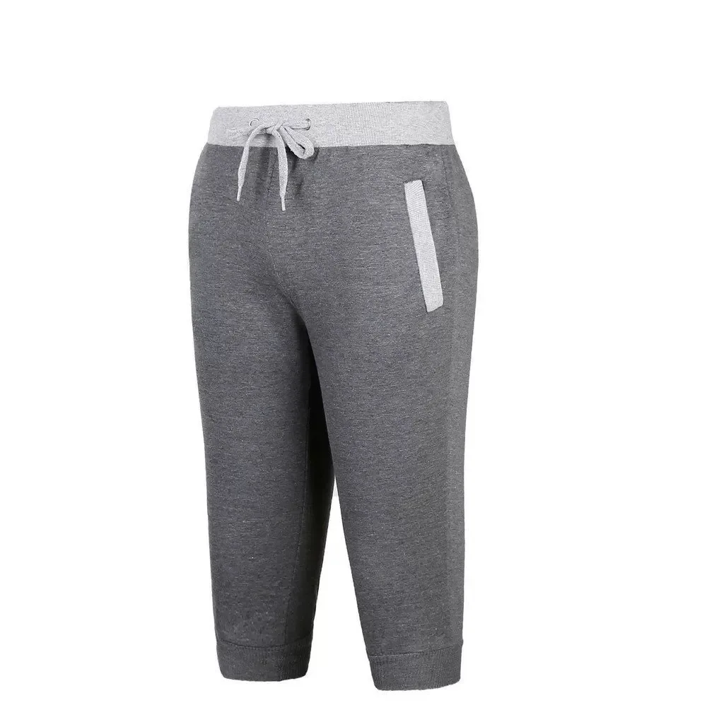 

Мужские трикотажные спортивные брюки, хлопковые спортивные брюки «Семь цен», укороченные брюки 3/4, брюки для бега, мужские спортивные штаны для фитнеса