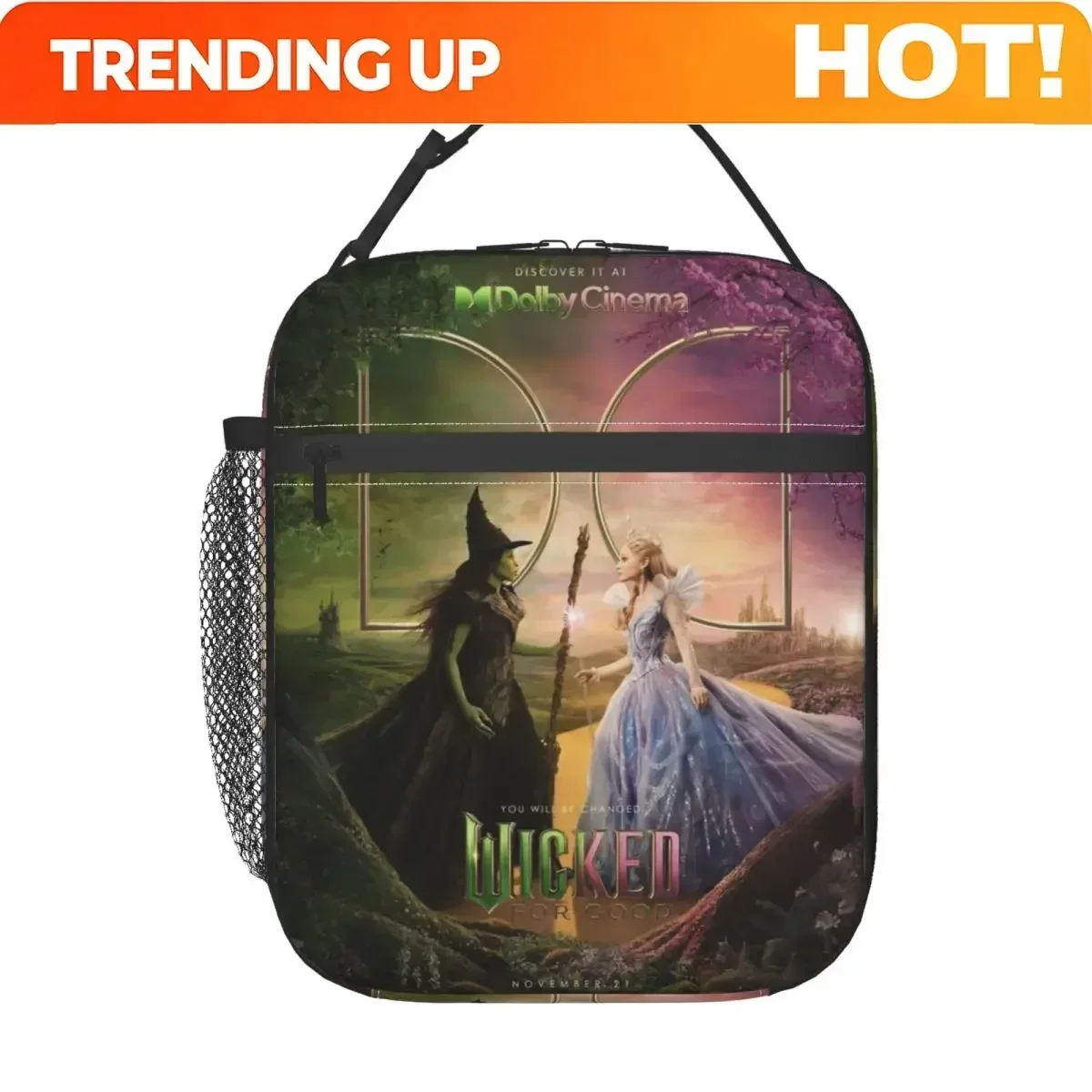 Custom Bag Custom Lunch Box Glinda Elphaba Wicked For Good Merch Storage Food Box Unique Design Thermal Cooler Lunch Box For Sch