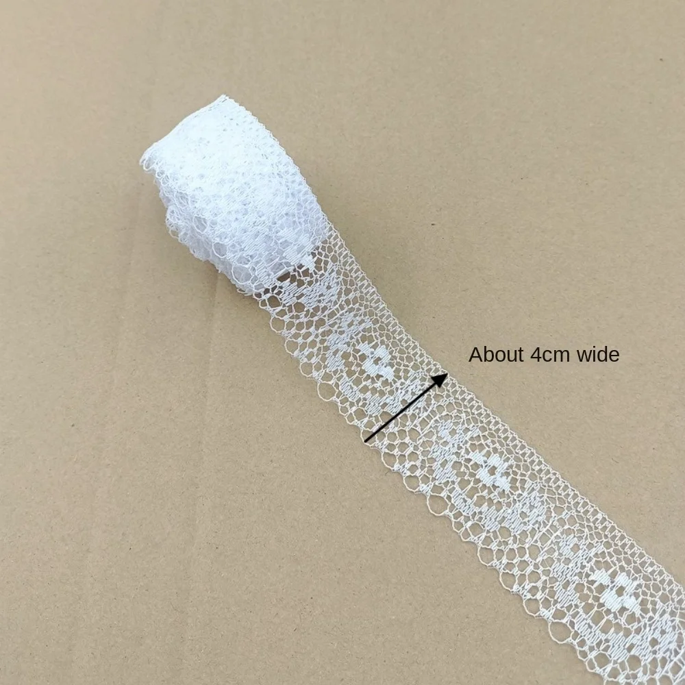 New White Lace Packing Material Embroidered DIY DIY Garment Accessories Lace Sewing Ribbon