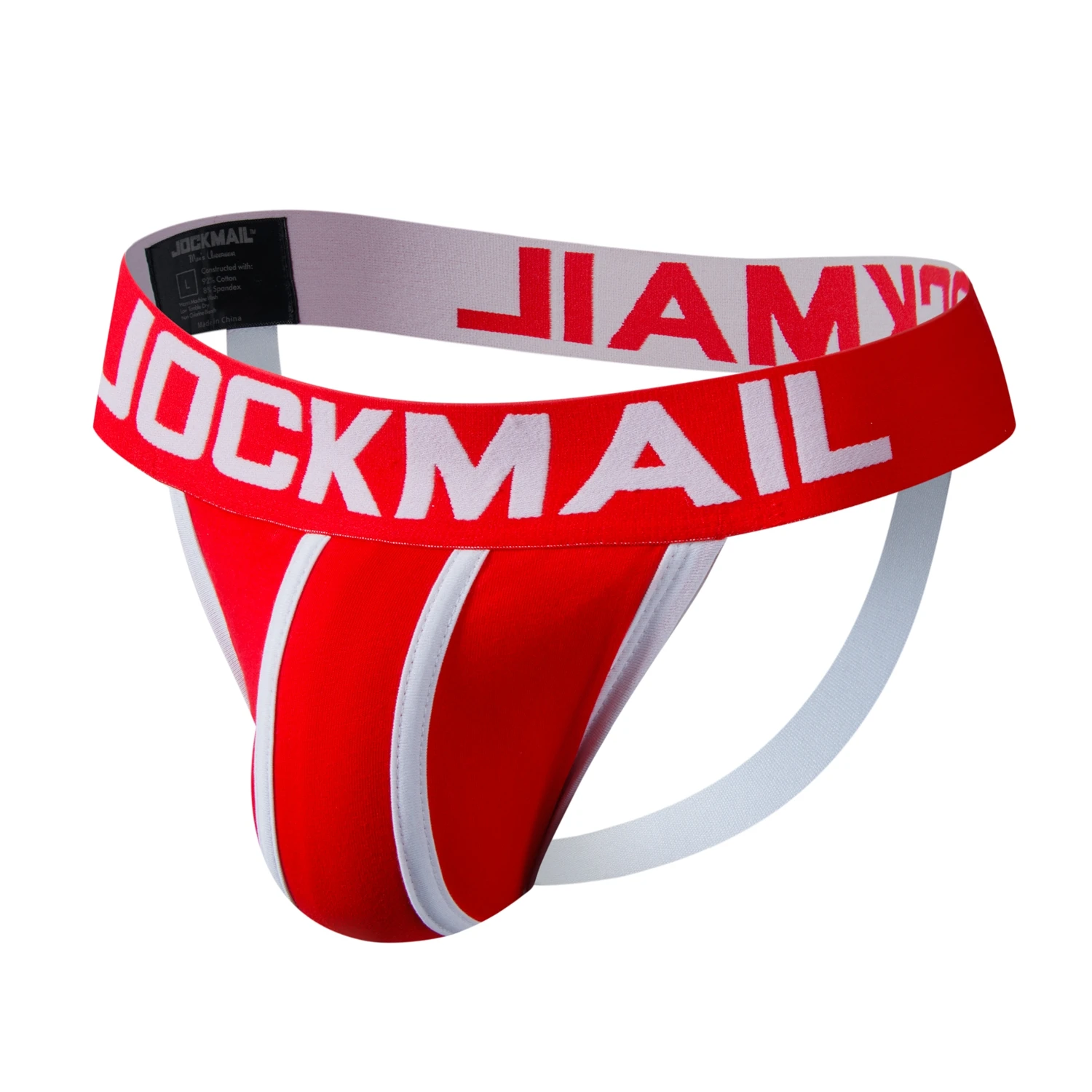 JOCKMAIL Cotton Men Jockstrap Sexy Underwear Sexy Bikini Jock strap Underwear for Men G-String Thong Gay Underwear