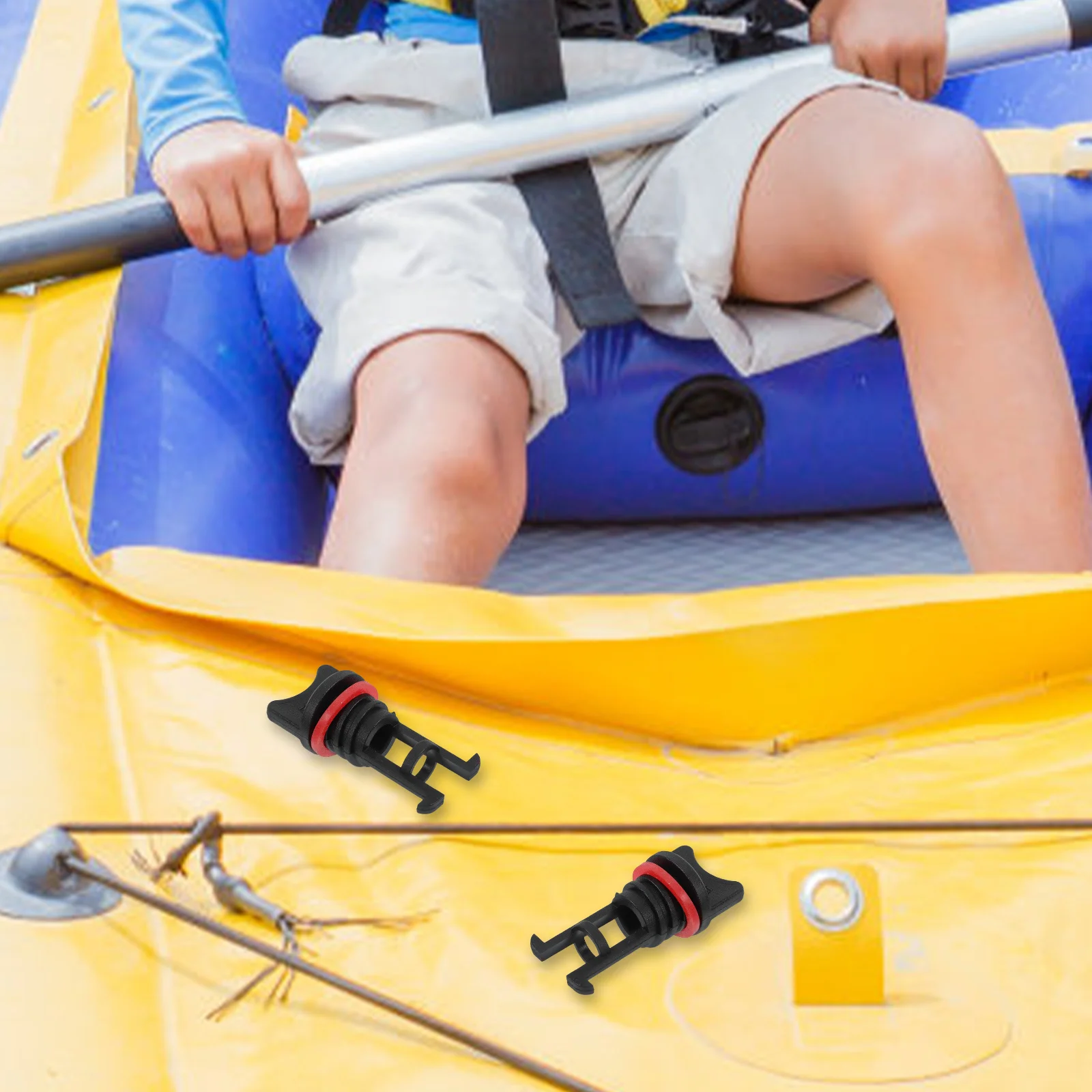 

2Pcs Kayak Drain Plug Nylon Marine Replacement Easy Install Boat Drain Hole Stopper Durable Plumbing Accessories