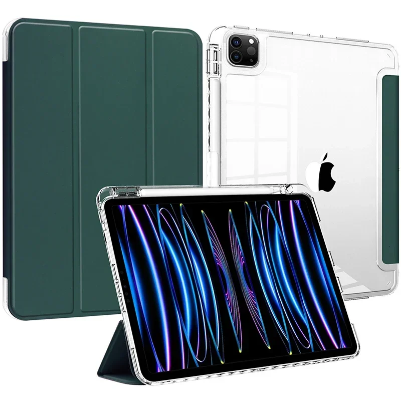 

For iPad Air 11 Inch Case M2 2024 Pro11 M4 iPad Air5/4th 10.9 Inch Pro 12.9 Air13 Pro13 10.2 7 8 9th 10.5 9.7 with Pencil holder