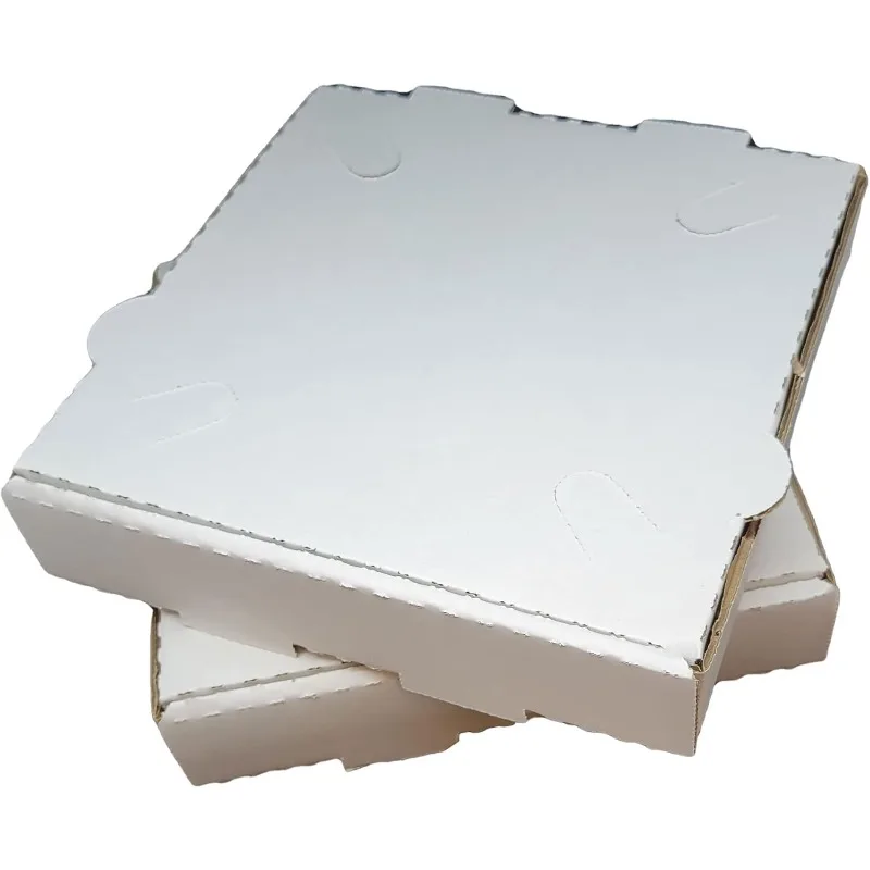 50er-Pack Wellpizzaschachteln – weißer Karton (18" x 18")