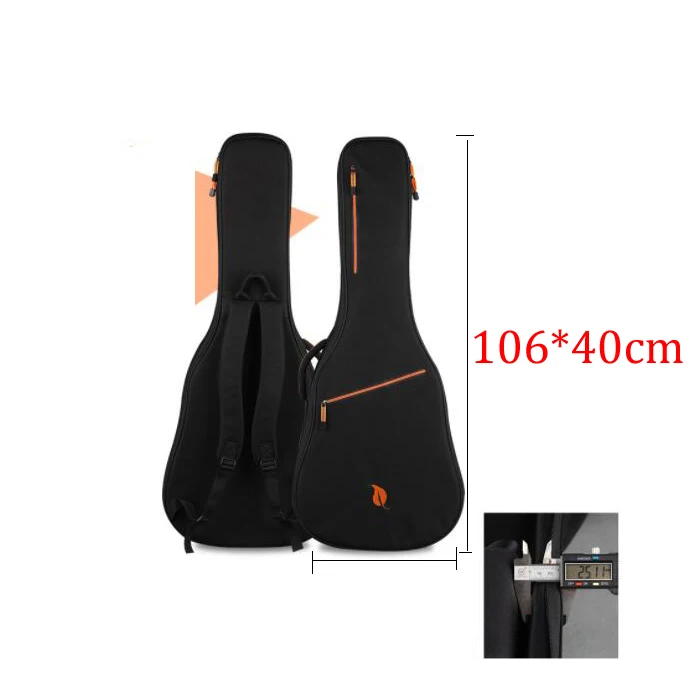 High Quality Oxford Electric Guitar Bag for Classic Folk 25mm Thickened Sponge Acoustic Guitar Case Electric Guitar Accessories