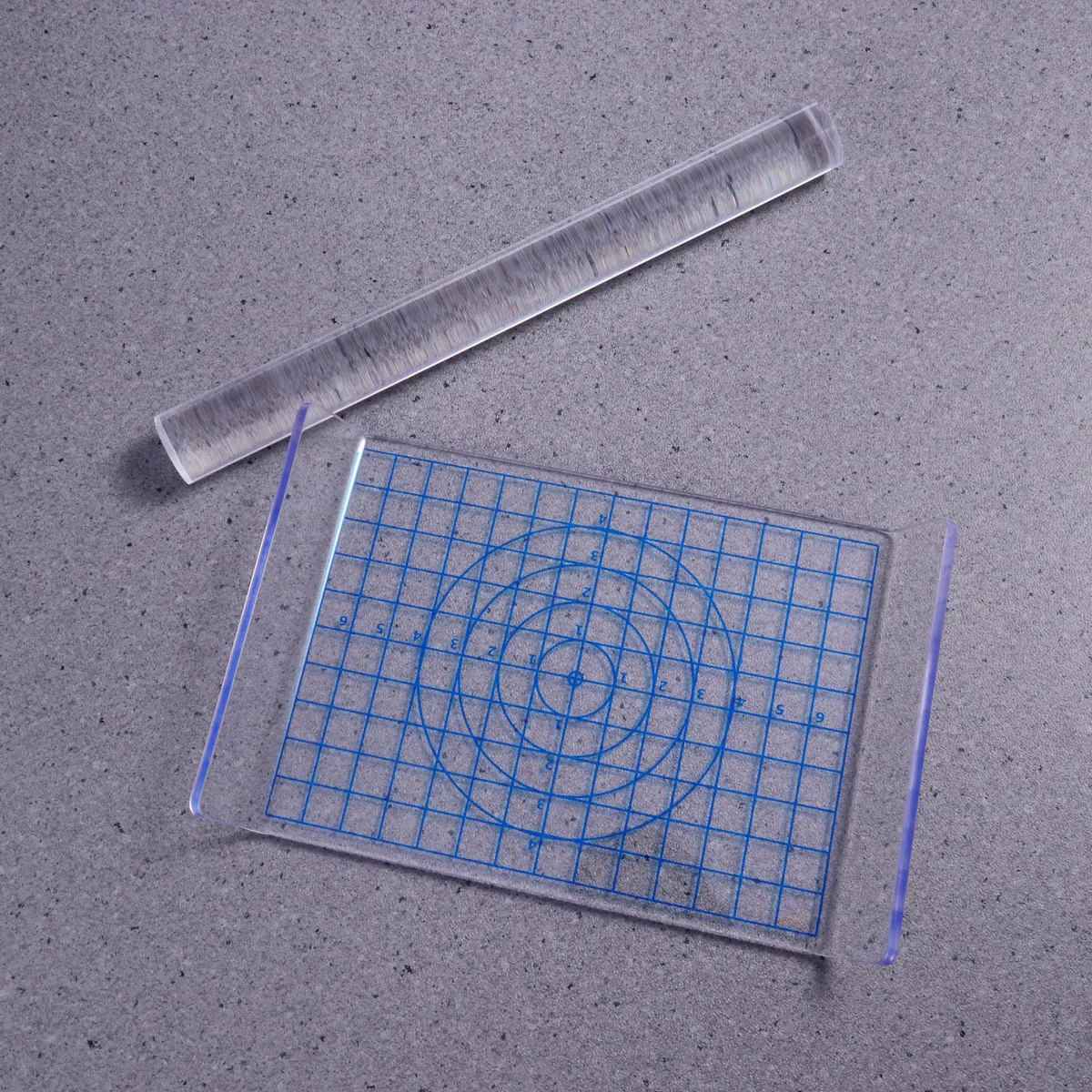 

2pcs Acrylic Clay Roller Sheet Board U Shape With Grid For Polymer Clay Tools Moulding Modelling Crafting Kit Supplies