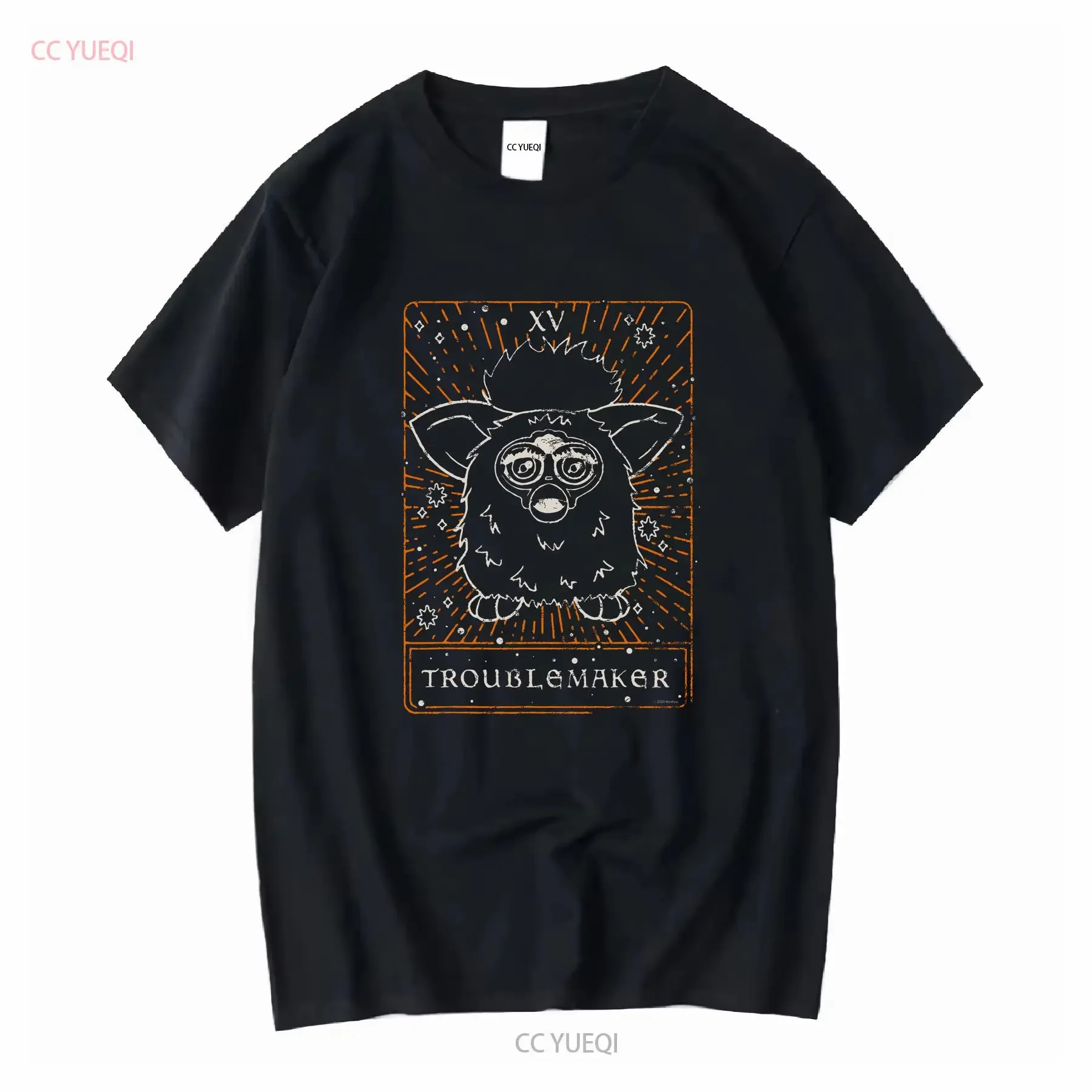 New Limited Furby Tarot Trouble Maker Great Idea T Shirt vintage Washed Stylish Breathable Slightly Casual