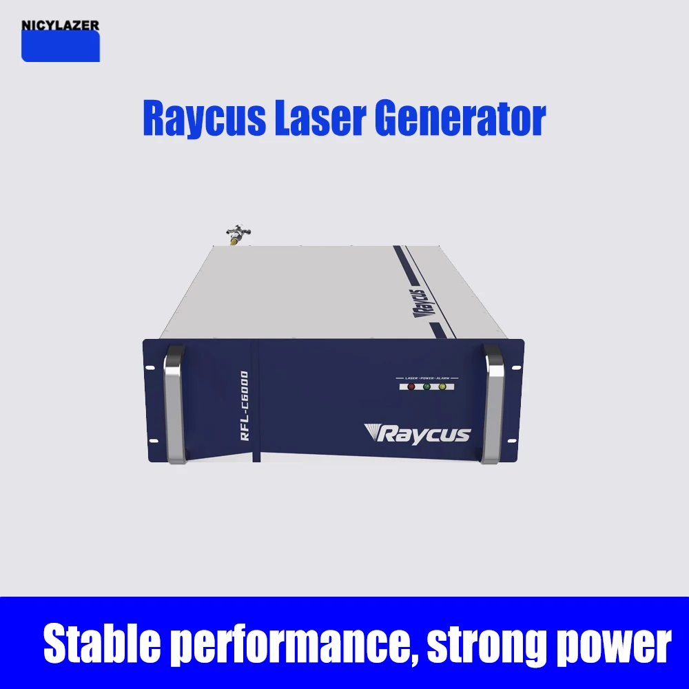Raycus 1.5-6KW Fiber Laser: Cutter, Welder, Cleaner for SS/CS, Industrial Metal Processing, 2-Year Warranty