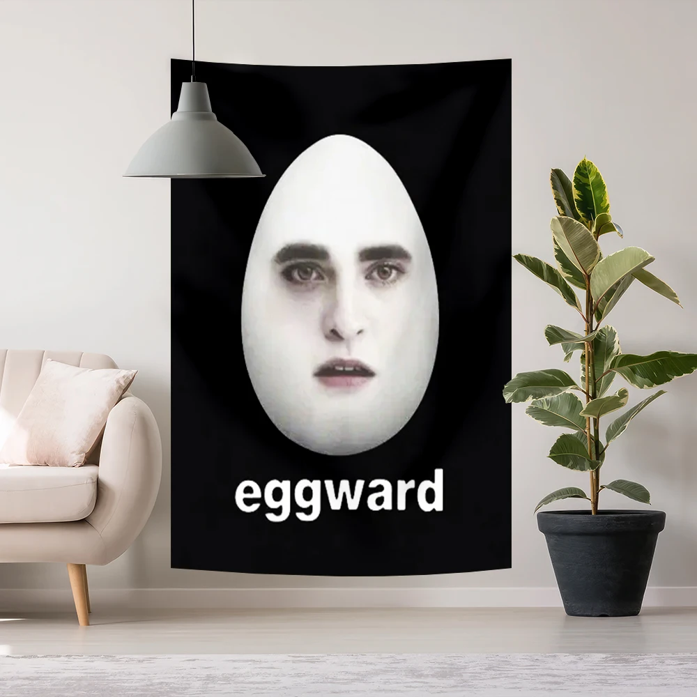 حار الشفق Eggward مضحك ميمي نسيج إدوارد كولين محاكاة ساخرة الفكاهة خلفية نسيج المشارك غرفة نوم المنزل أريكة بطانية