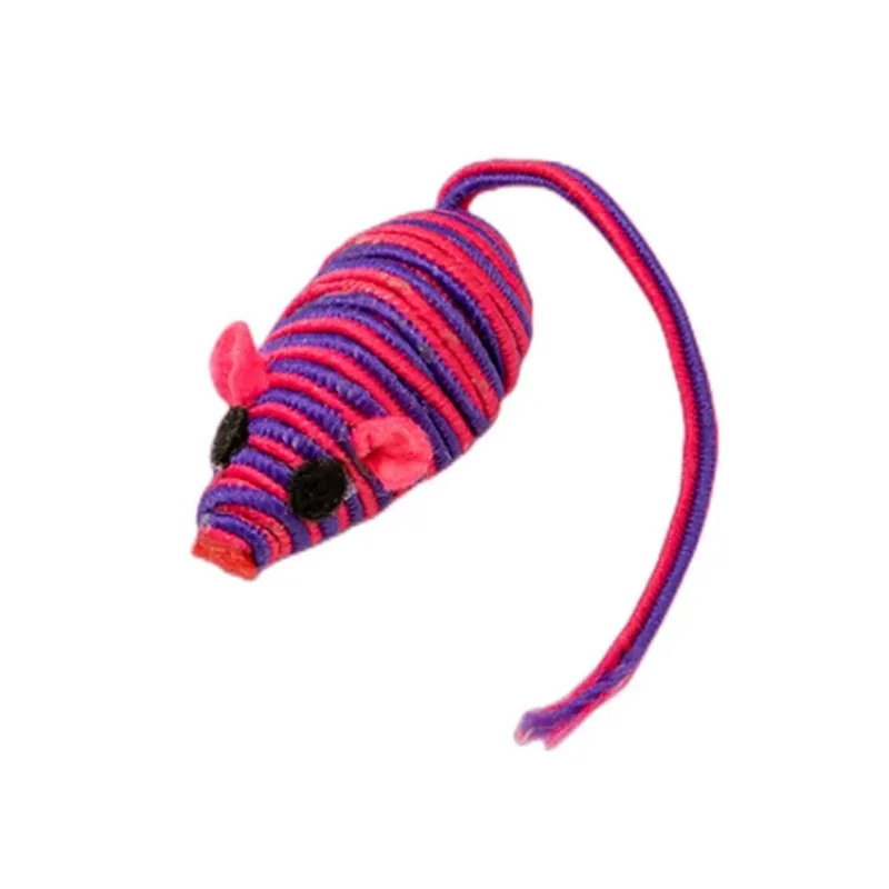 2pcs Pet Cat Toy Color Winding Mouse Cat Toy Pet Supplies Cat Interactive Chew Toy Pet Accessories