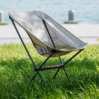 Full-Aluminum Frame Folding Camping Chair Compact and Portable with Carry Bag Outdoor Hiking Fishing Backpacking