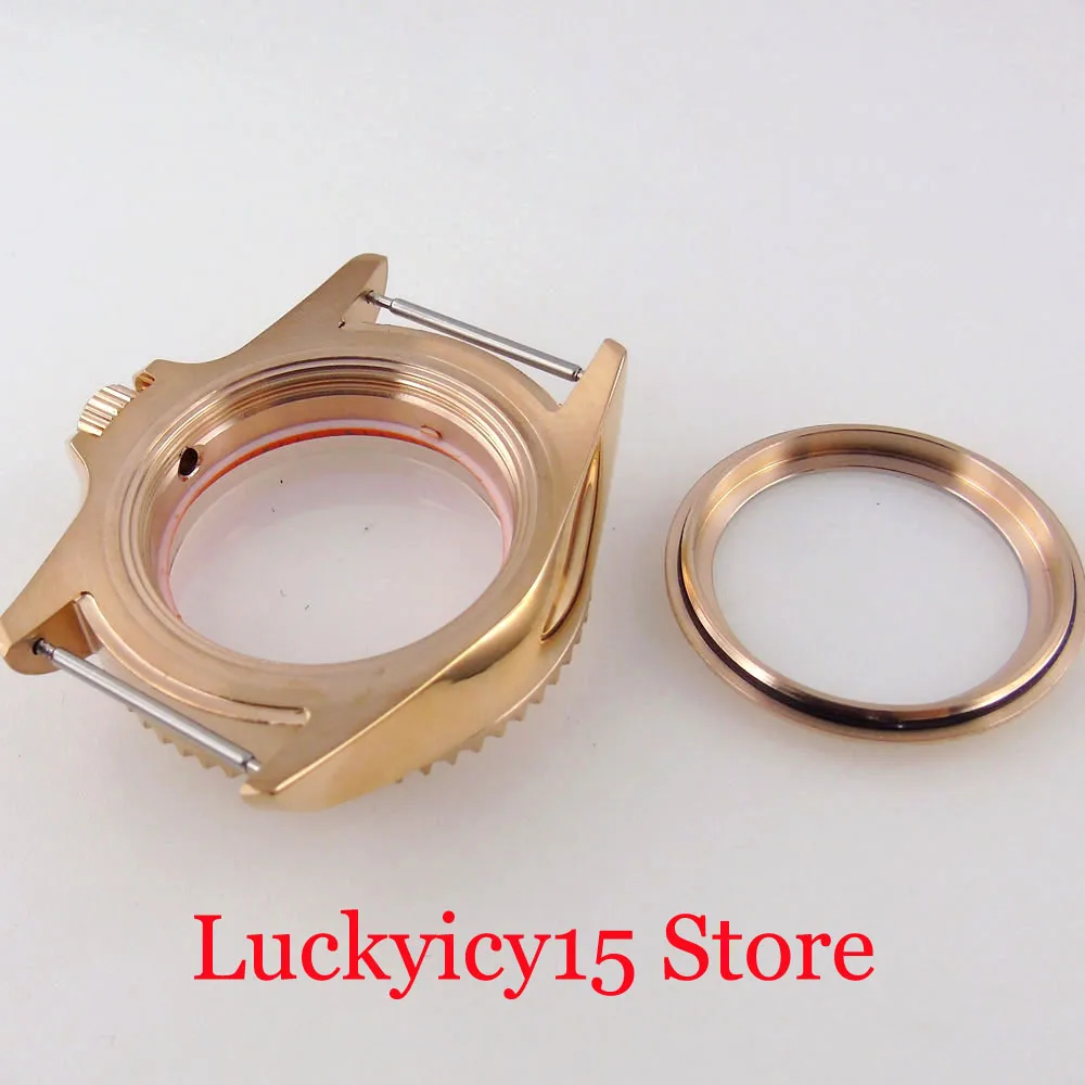 Accessory Part 42MM Watch Case Chapter Ring Sapphire Glass 50m Waterproof Screwdown Crown Fit NH35A NH36A NH34A NH38A NH SKX SRP