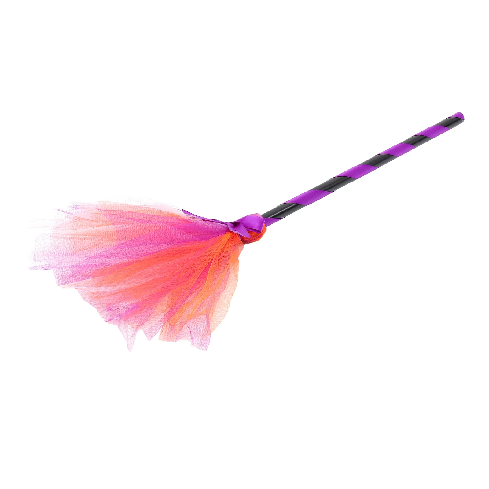 Balai de sorcière pour fête d'Halloween, usage décoratif, accessoire de balai en plastique en fil de qualité supérieure, idéal pour enfants et adultes, fête costumée, carnaval