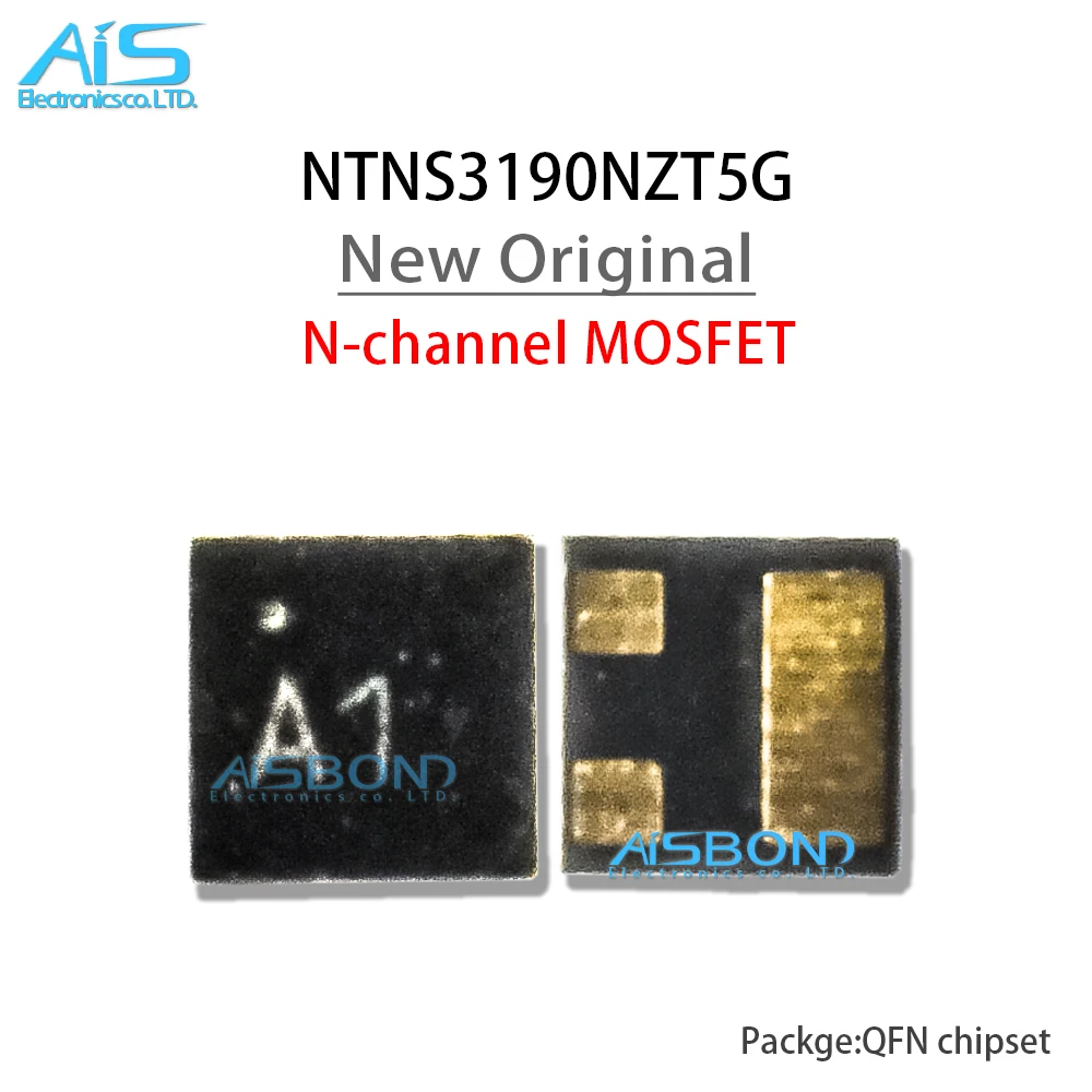 5Pcs/Lot New NTNS3190NZT5G 20V 224mA N-channel Trench MOSFET For iPad Chip DFN-3