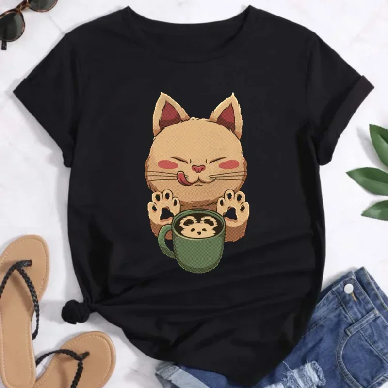 

Women's Plus Size T-shirt Graphic Short Sleeve Clothing Top, Loose and Casual, Soft and Comfortable Breathable, Outdoor Sports