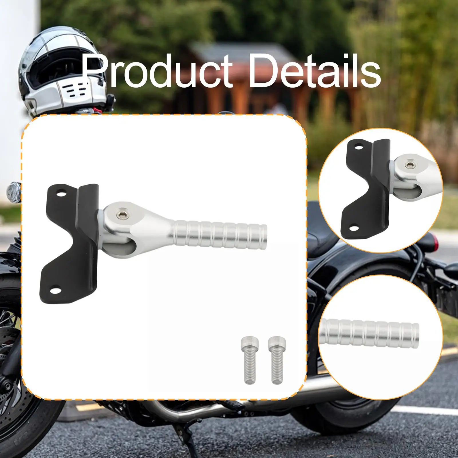 Folding Aluminum Motorcycle Support Lever Spare Part Foldable Stabilizer for Maintenance Support S