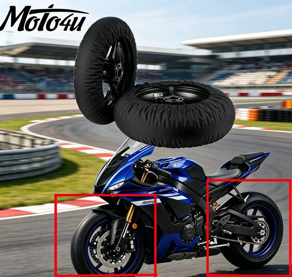 

17inch New Digital Motorcycle Tire Warmer Front Rear Racing Tyre Heating Set 120/165