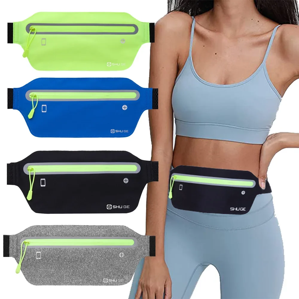 Running sports thin section waist pack mobile phone anti-theft fit travel outdoor invisible elastic waist belt