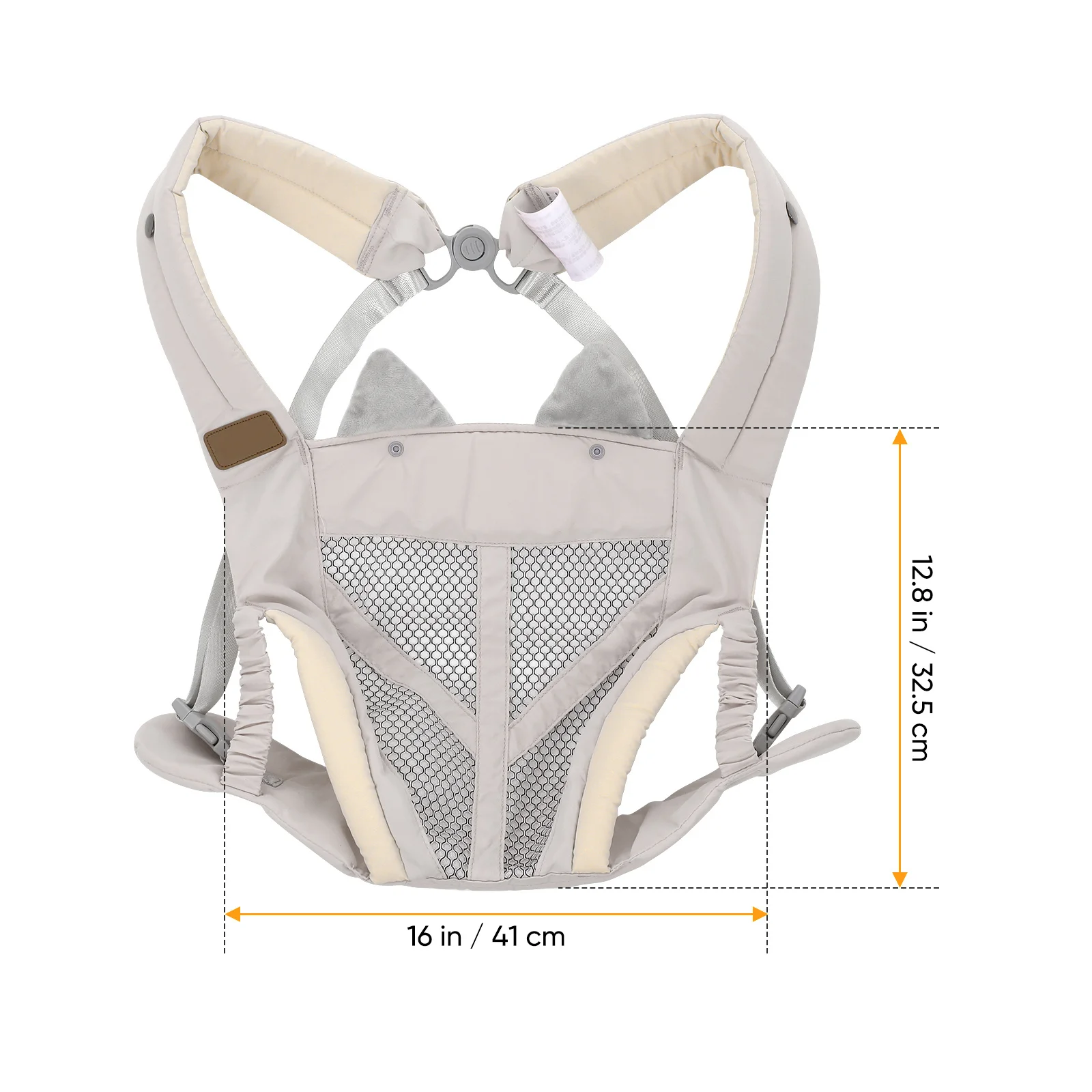 Gendongan Bayi Abu-abu Ringan Untuk Bayi Baru Lahir Hingga Balita Gendongan Katun Lembut Untuk Perjalanan Penggunaan Luar Ruangan