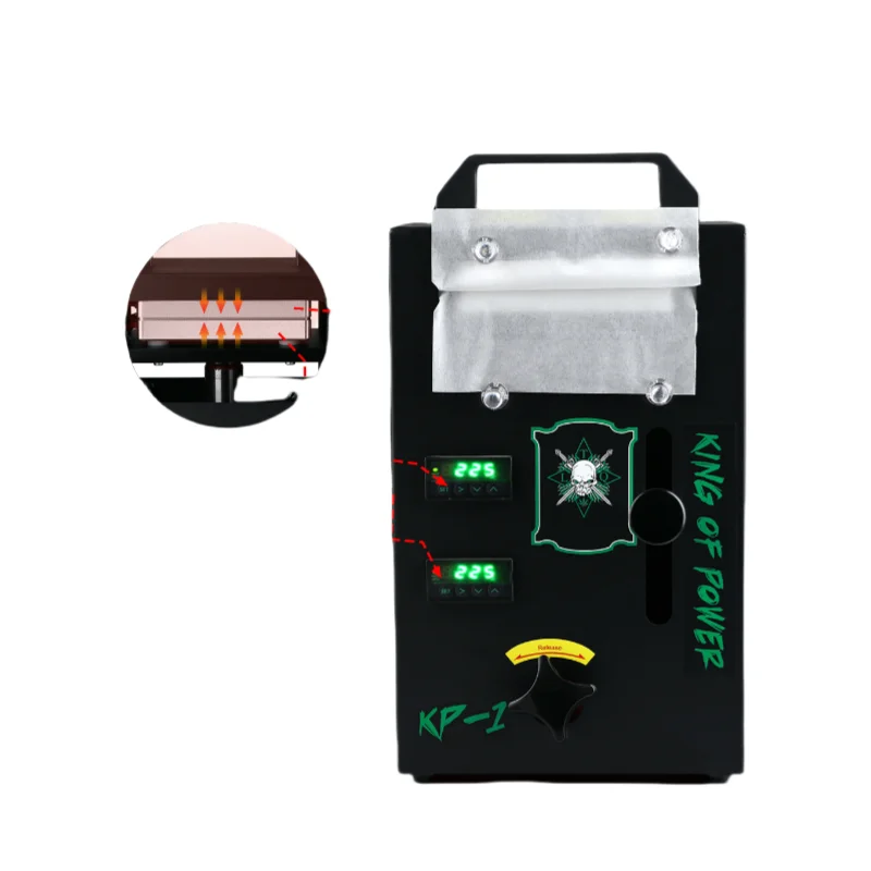 مكبس حراري يدوي محمول 4 طن صديق للميزانية 150 ℃   الصحافة الهيدروليكية على الطراز الحديث استخلاص الزيوت العطرية بالأعشاب للاستخدام المنزلي