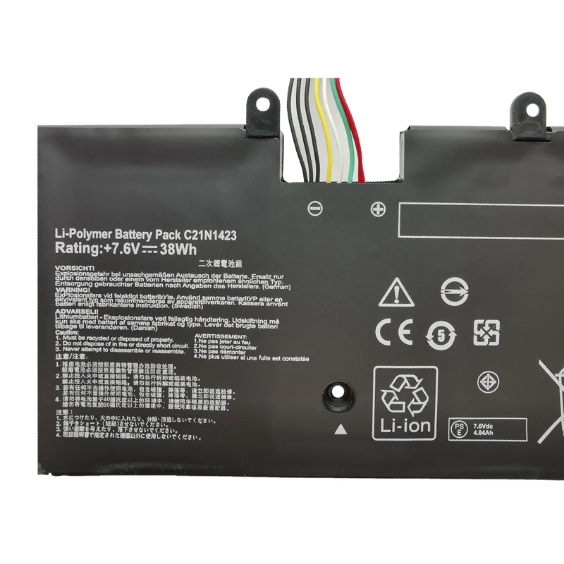 CSMHY nuova batteria per Laptop 38WH C21N1423 originale per ASUS X302L X302LJ X302LA R301LA F302LJ F302U X302LJ-R4073/R4036H