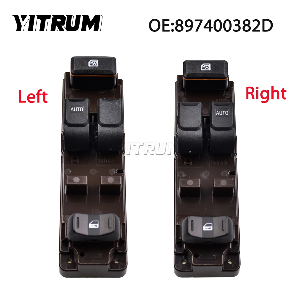 

YITRUM 897400382D Electric Power Windows Switch For Isuzu Dimax D-max 2003 2004 2005 2006 2007 2008 2009 2010 2011