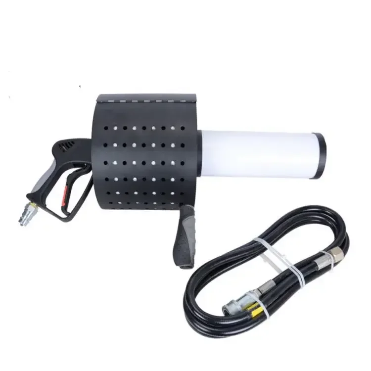 TOPFLASHSTAR Led Confetti Cannon Machine For Stage Co2 Confetti Spraying Rechargeable Battery Power Confetti Jet Sprayer