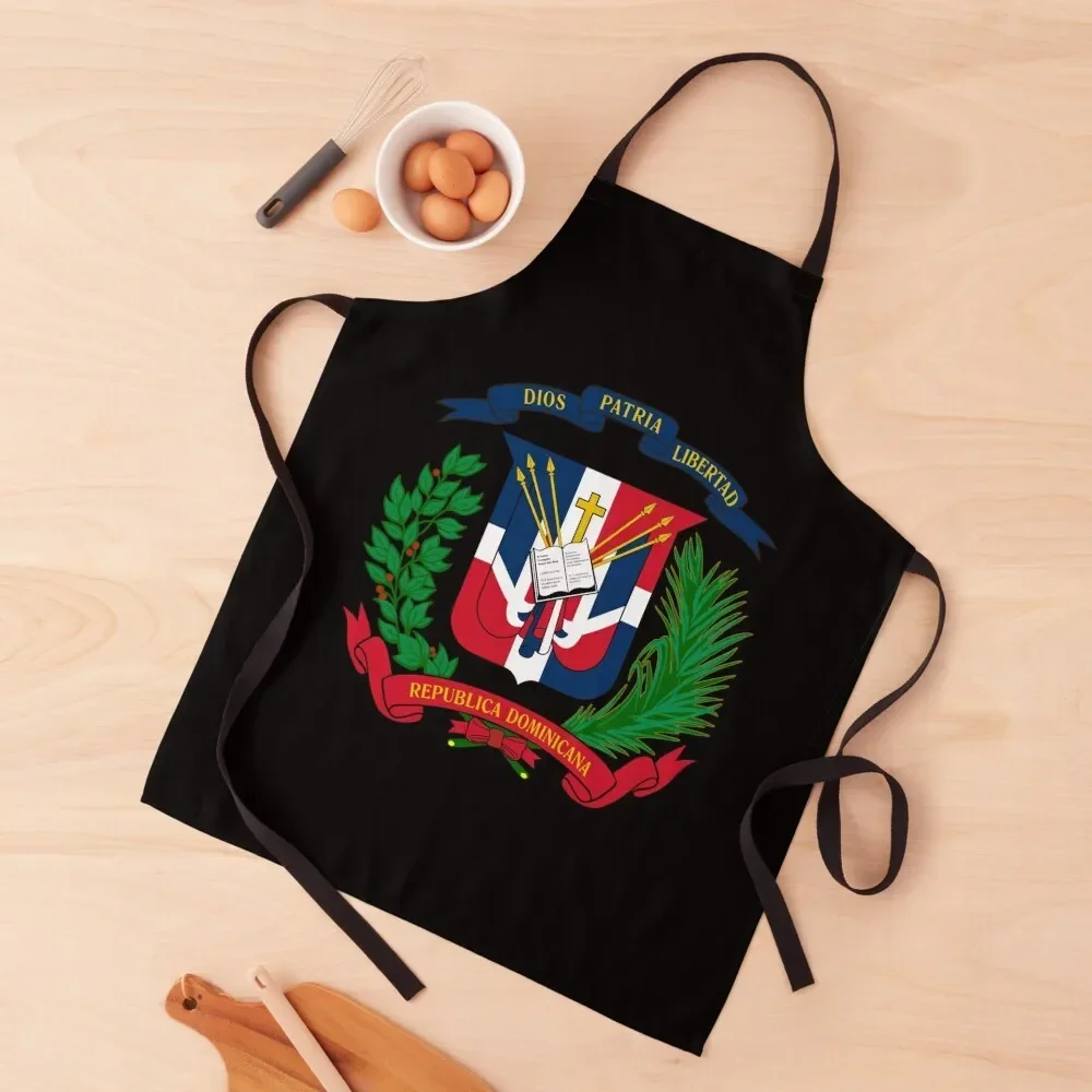 

Coat of arms of the Dominican Republic Apron Korean All For Kitchen And Home Women's Kitchen Apron