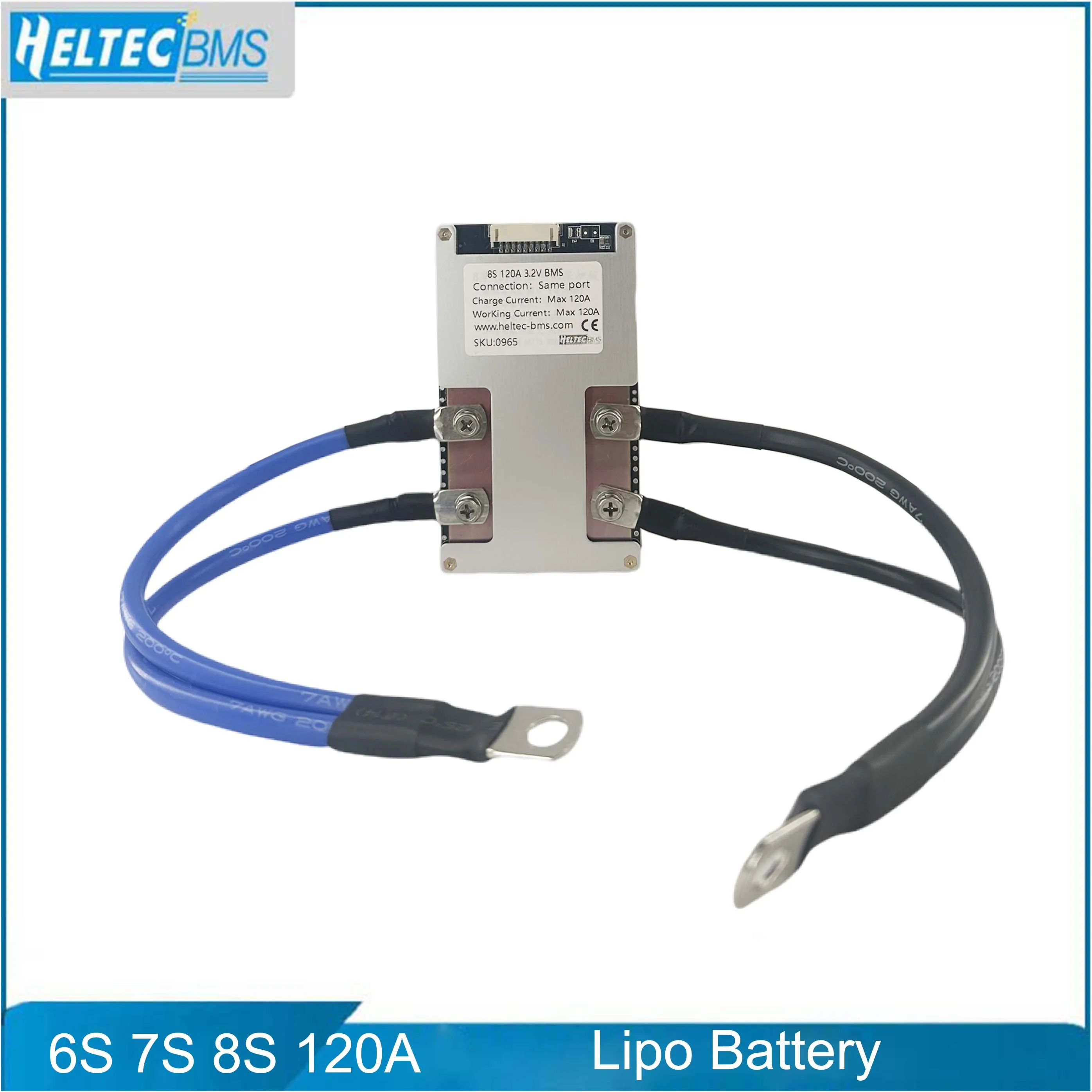 

HeltecBMS bms 8s 24v lifepo4/lipo 6S bms 7s 24v 100a 120a литиевая Защитная плата с балансом для системы хранения энергии 2000W