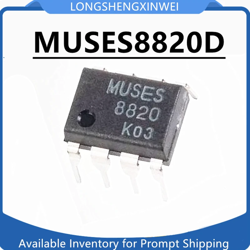 1PCS New MUSES8820 MUSES8820D DIP-8 Original High Quality Fever Audio Dual Operational Amplifier Chip in Stock