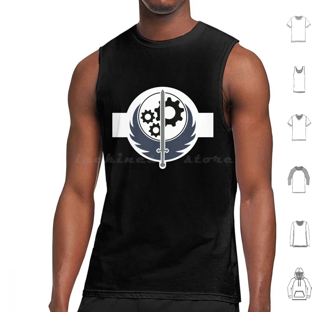 Appalachian Brotherhood Of Steel Tapestry Canotte Stampa Cotone 1 2 3 New Vegas Fonv Fo3 Fo2 Fo1 Enclave The Enclave-image