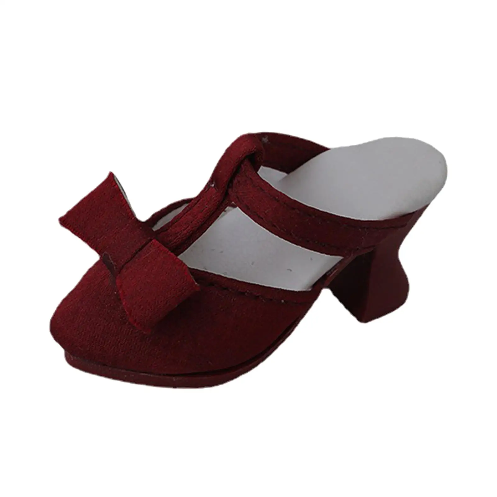 

1/4 BJD Doll Shoes High Heel Sandals with Bowknot for Ball Joint Doll High Heels