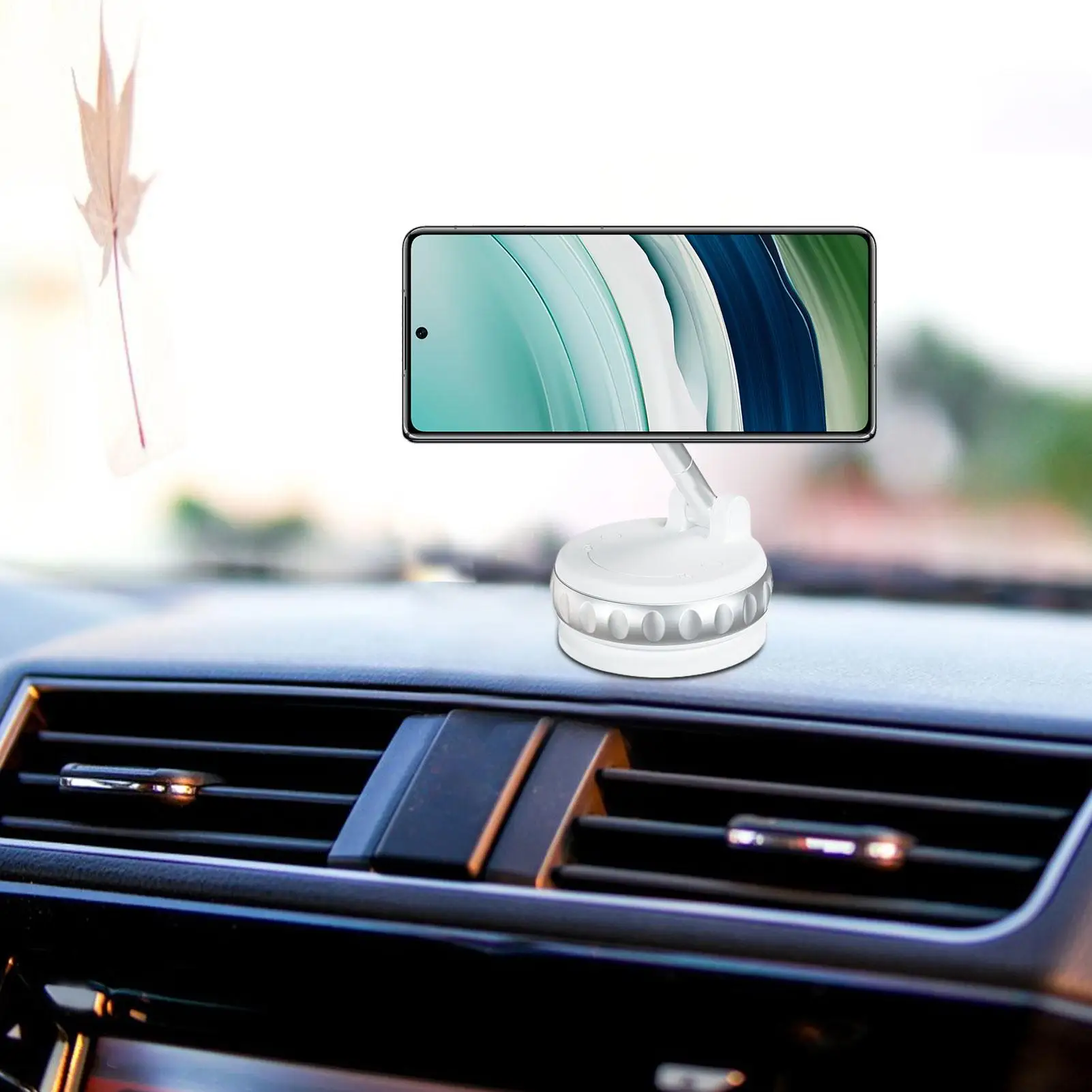 Магнитный держатель для телефона на присоске, регулируемый на 360° вакуумный магнитный держатель для телефона, простые гаджеты, складная мобильная подставка, автомобильные аксессуары