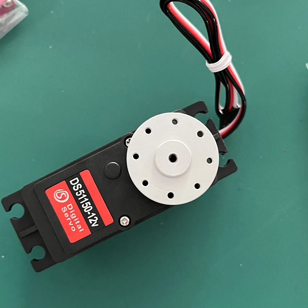 18T Metal Round Servo Bracket for DS5160 DS5180 DS51150 60KG 80KG 150KG Servo Motor High Torque Servo with 4 Sets M2.5*6 Nuts