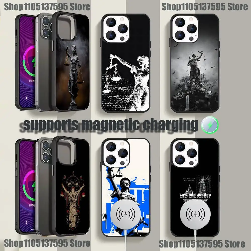 

Law Lawyer Judge Phone Case For iPhone 17,16,15,14,13,12,11,Pro,Max,Plus,Mini,SE4,E Magnetic Magsafe Wireless Charging