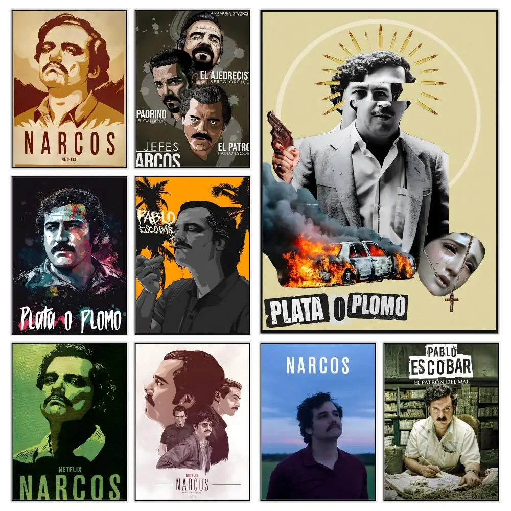 Crime Figure P-pablo Escobar Poster Trendy Aesthetic Wall Decor for Dorm & Bedroom