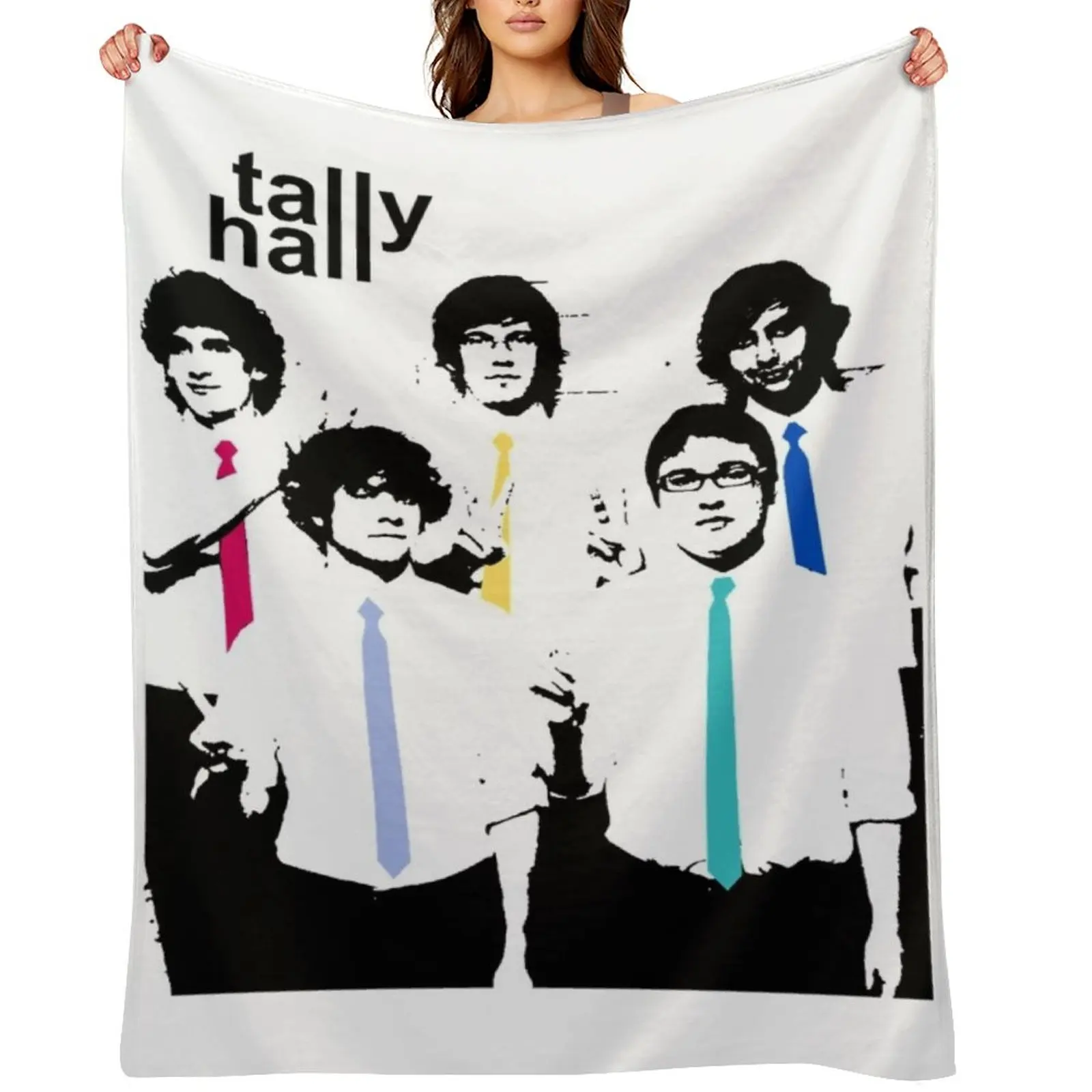 Tally Hall Shirt Throw Blanket Sofa Quilt Thermal Vintage Soft Plaid Blankets