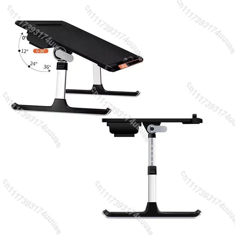 Adjustable Laptop Stand for Bed Sofa Car Flexible Lap Desk Portable Notebook Holder Ergonomic Study Table for Computer Tablet