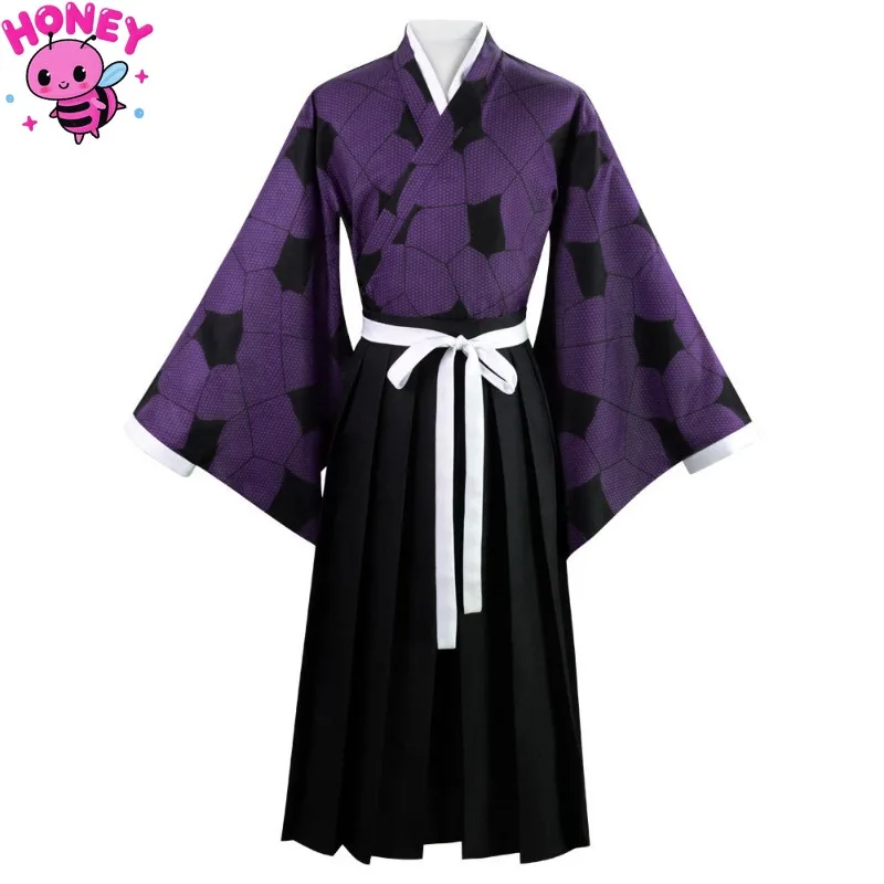 Anime Cosplay Ghost Annihilation Blade Upper Chord Black Death Mou Cos Clothing Demon Kimono Costume Cosplay Halloween Party